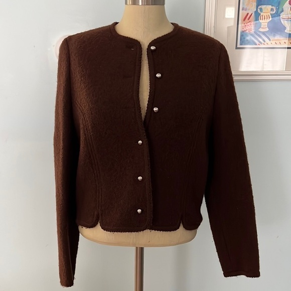 Eagle’s Eye Vintage 100% Wool Jacket Hong Kong size 12 - Picture 1 of 8
